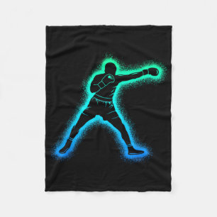 Boxing Athletes Men Kids Boxer Boys Fleece Blanket