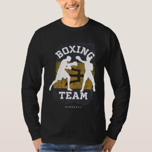 Boxing Barbados Combat Sports Fighter Boxing T-Shirt