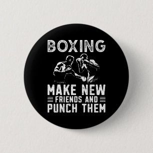 Boxing Boxer 1 6 Cm Round Badge