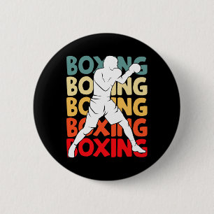 Boxing Boxer Boys Men Kids 1 6 Cm Round Badge