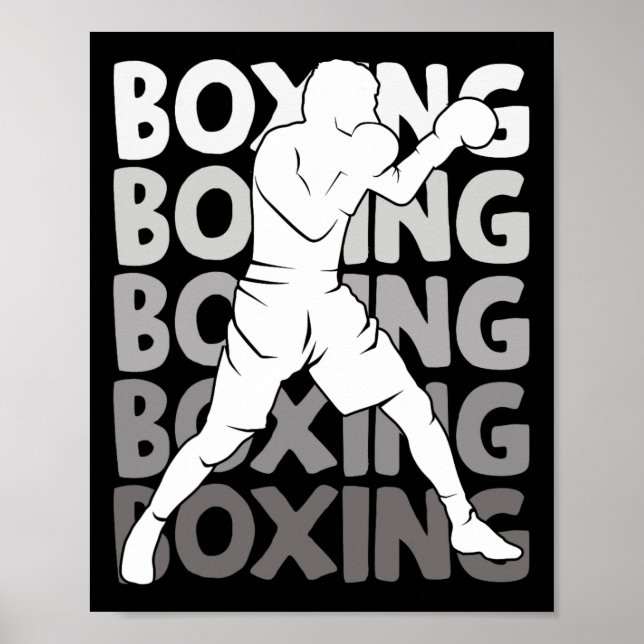 Boxing Boxer Boys Men Kids 2  Poster (Front)