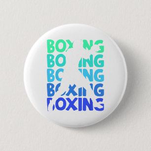 Boxing Boxer Boys Men Kids 6 Cm Round Badge
