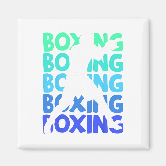 Boxing Boxer Boys Men Kids  Magnet (Front)