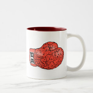Boxing Brain Mug (Red)