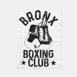 Boxing Bronx Martial Arts Ny New York Boxer Fleece Blanket