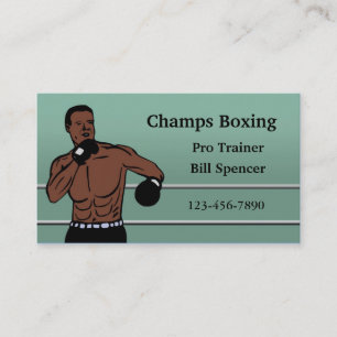 Boxing Business Card