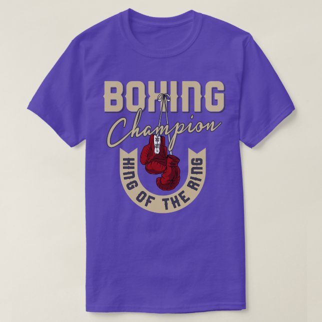 Boxing Champion  T-Shirt (Design Front)
