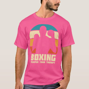 Boxing Cheaper Than Therapy Funny Boxer T-Shirt