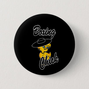 Boxing Chick #4 6 Cm Round Badge