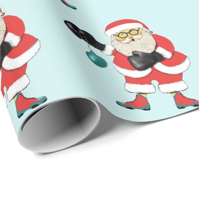 Boxing Christmas Holiday Gift Wrapping Paper (Roll Corner)