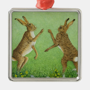 Boxing clever metal tree decoration