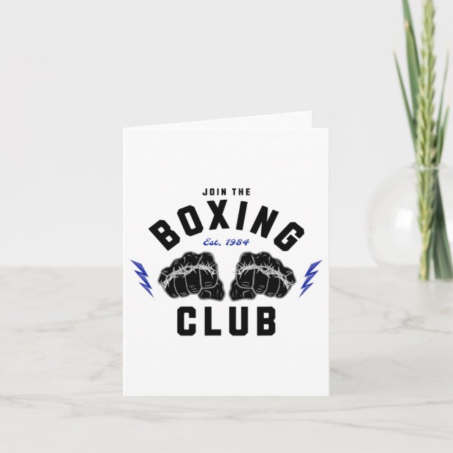 Boxing Club1  Card (Front)