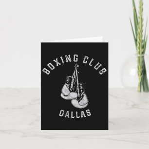 Boxing Club Dallas Gloves Fighter  Card