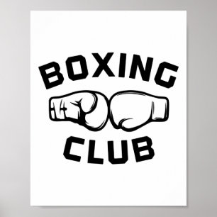 Boxing Club Graphic Gift Poster