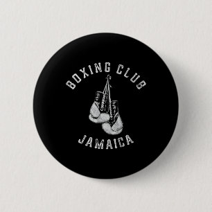 Boxing Club Jamaica Gloves Fighter 6 Cm Round Badge