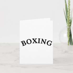 Boxing Club Vintage Athletic Sports  Card
