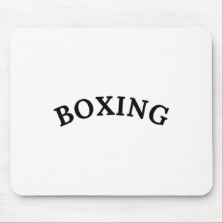 Boxing Club Vintage Athletic Sports Mouse Pad