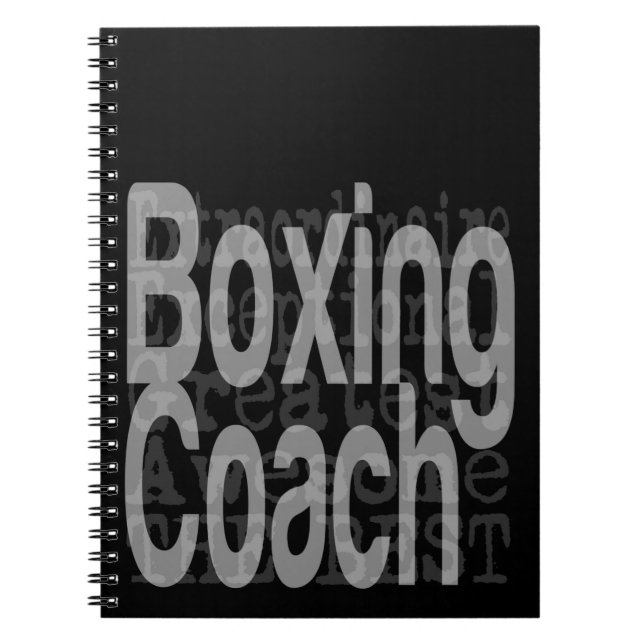 Boxing Coach Extraordinaire Notebook (Front)