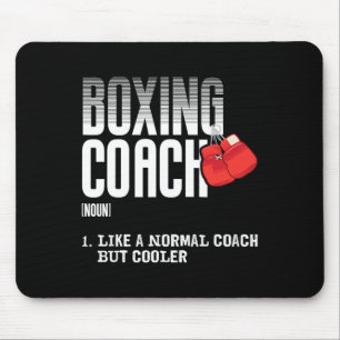 Boxing Coach Funny Sports Definition Trainers  Mouse Pad