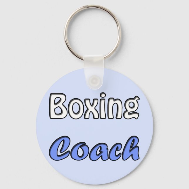 Boxing Coach Key Ring (Front)