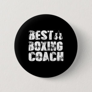 Boxing Coach Kickboxing Kickboxer Boxer  6 Cm Round Badge
