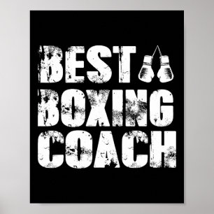 Boxing Coach Kickboxing Kickboxer Boxer Poster
