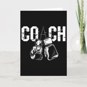 Boxing Coach - Kickboxing Kickboxer Gym Boxer _1 Card