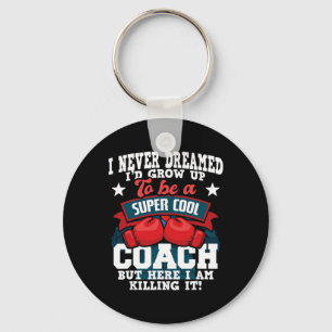 Boxing Coach - Kickboxing Kickboxer Gym Boxer _2 Key Ring