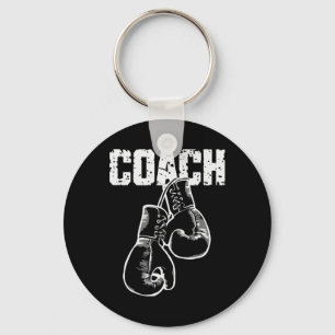Boxing Coach Kickboxing Retro Boxing Gloves Boxer  Key Ring