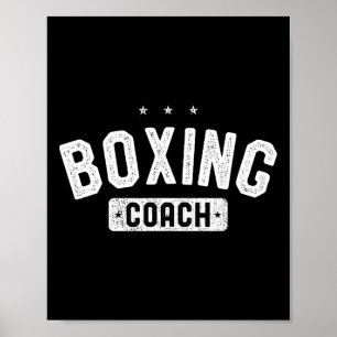 Boxing Coach Vintage Boxing Poster