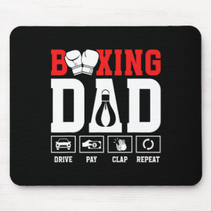 Boxing Dad Drive Pay Clap Boxing Father Mouse Pad