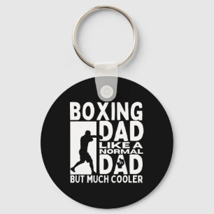 Boxing Dad Father Quote Funny Boxer Key Ring