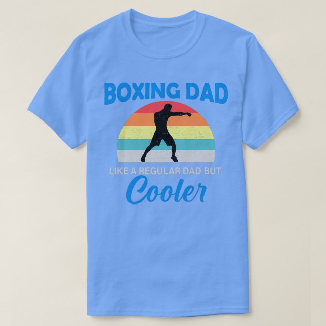 Boxing Dad Fathers Day T-Shirt (Design Front)
