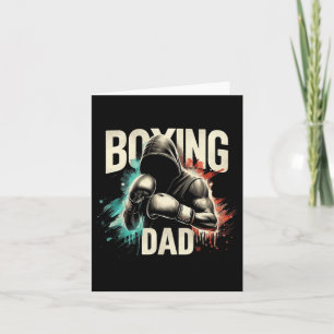 Boxing Dad Father's Day Tee For Boxing Lover  Card