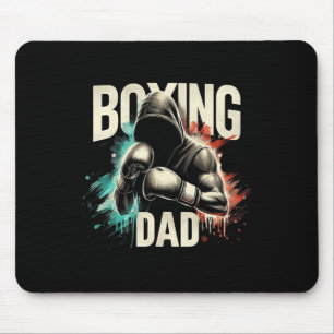 Boxing Dad Father's Day Tee For Boxing Lover Mouse Pad