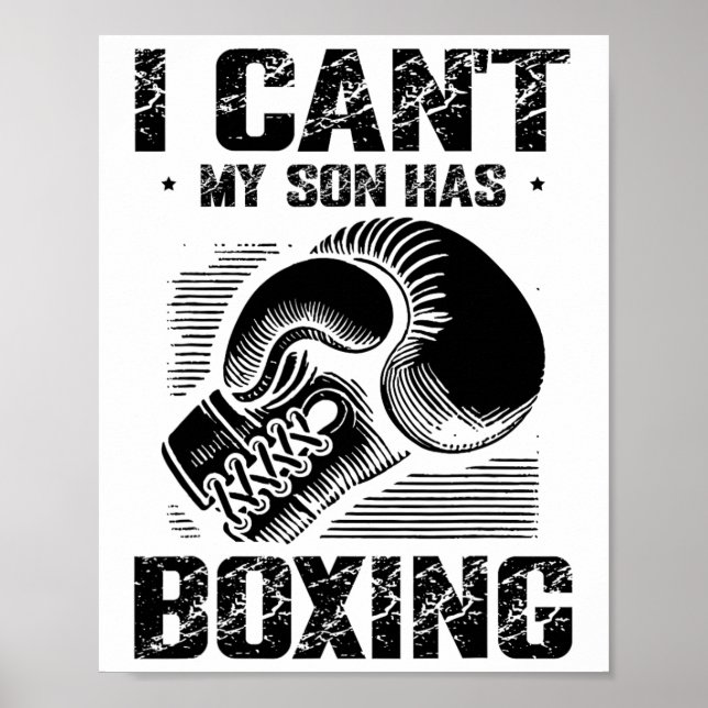 Boxing Day Love Boxing Training Coach Fighter 4  Poster (Front)