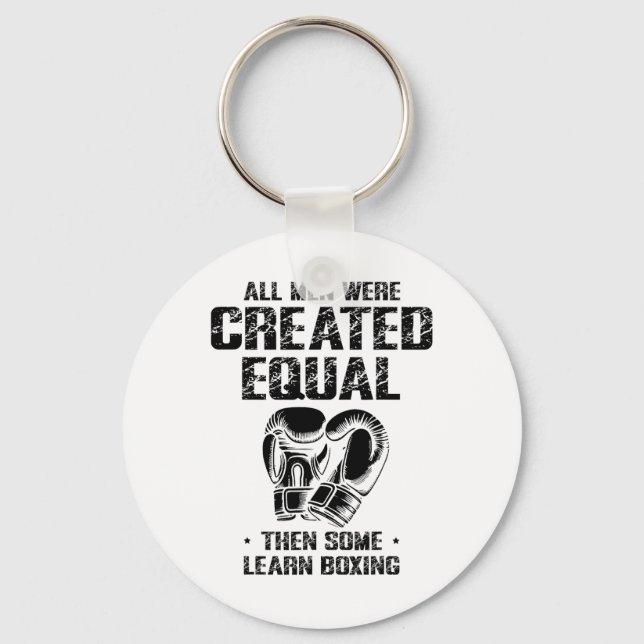 Boxing Day Love Boxing Training Coach Fighter  Key Ring (Front)
