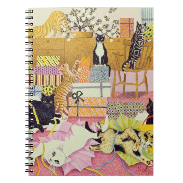 Boxing Day Spiral Notebook (Front)