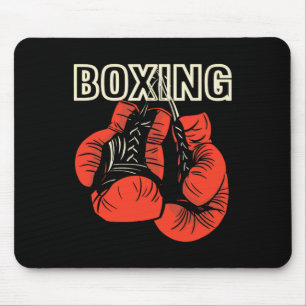 Boxing Design Boxing Gloves Martial Artist  Mouse Pad