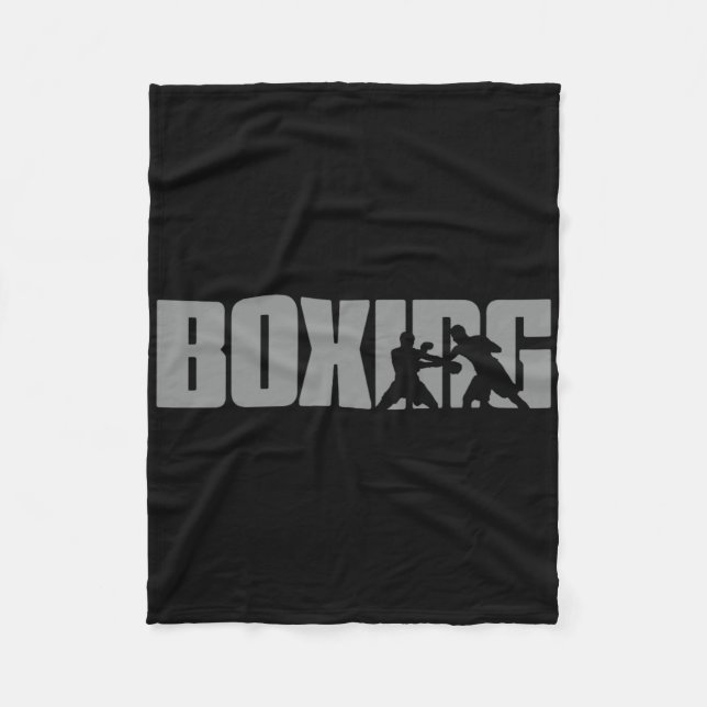 Boxing Design For Boxer - Boxing  Fleece Blanket (Front)