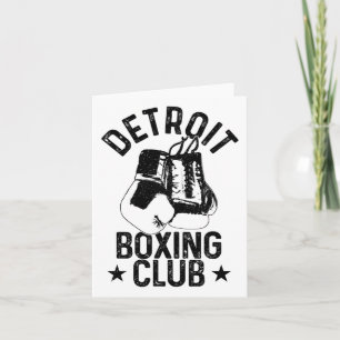 Boxing Detroit Michigan Martial Arts Boxer 1 Card