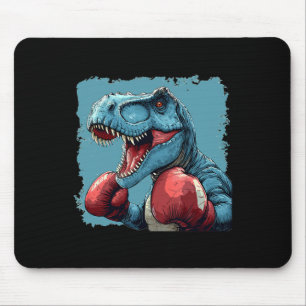Boxing Dinosaur Costume For Sport Boxer Lovers  Mouse Pad