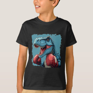 Boxing Dinosaur Costume For Sport Boxer Lovers T-Shirt