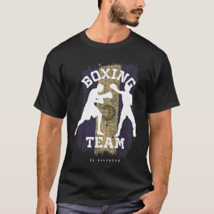 Boxing El Salvador Combat Sports Fighter Boxing T-Shirt