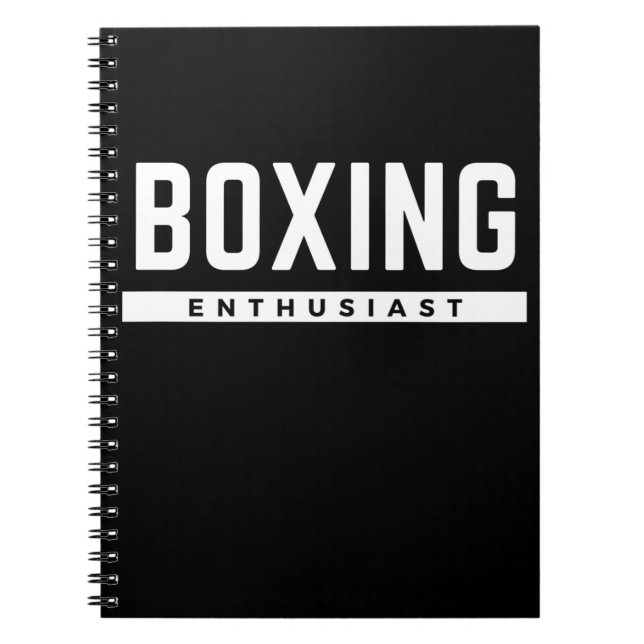 Boxing Enthusiast Notebook (Front)