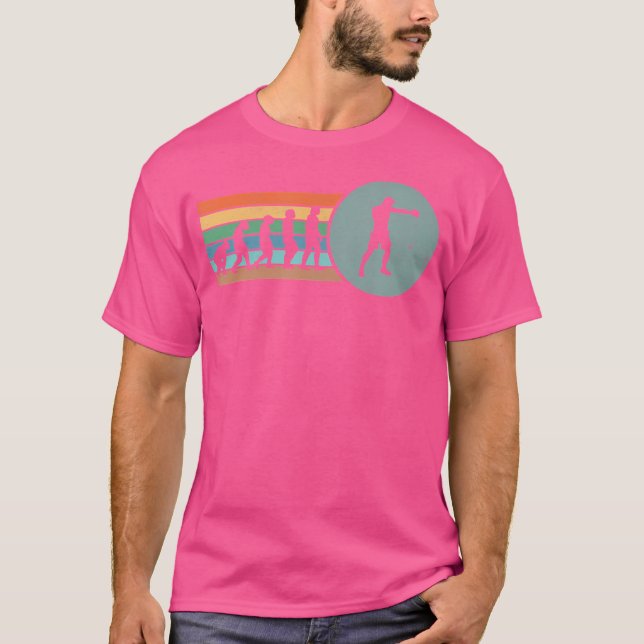 Boxing Evolution Boxing Coach Kickboxing Boxer T-Shirt (Front)