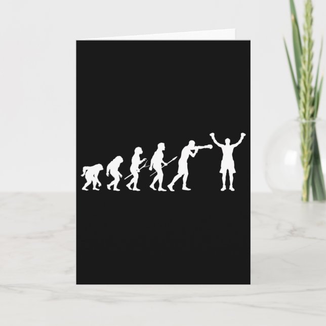 Boxing Evolution - Boxing Lover Boxer Kickboxing F Card (Front)