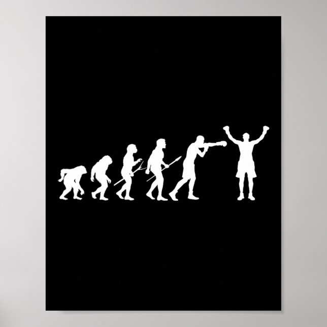 Boxing Evolution - Boxing Lover Boxer Kickboxing F Poster (Front)