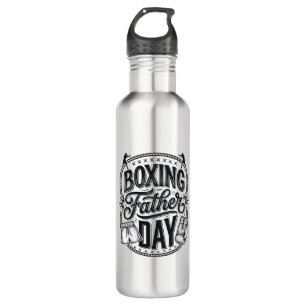 Boxing Father Day Vintage Engraving Shirt Design_1 710 Ml Water Bottle