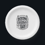 Boxing Father Day Vintage Engraving Shirt Design_1 Paper Plate<br><div class="desc">Boxing Father Day Vintage Engraving Shirt Design_1</div>